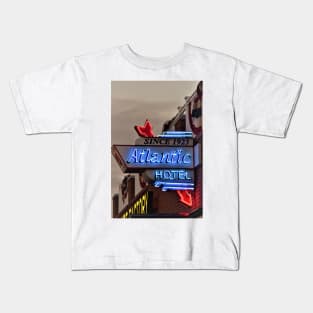 Atlantic Hotel Sign Kids T-Shirt